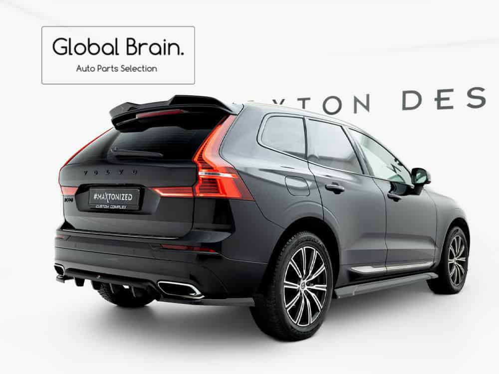 2017-2021 ボルボ XC60 リア ディフューザー スポイラー/ Volvo フロント スプリッター アンダー エプロン バンパー ディフューザー