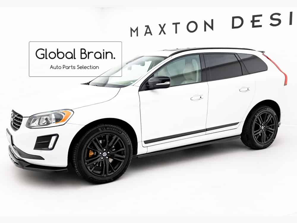 樂天商城 - 2013-2017 ボルボ XC60 後期 サイド スカート カバー スポイラー/Volvo スプリッター ディフューザー エアロ パーツ カスタム チューン