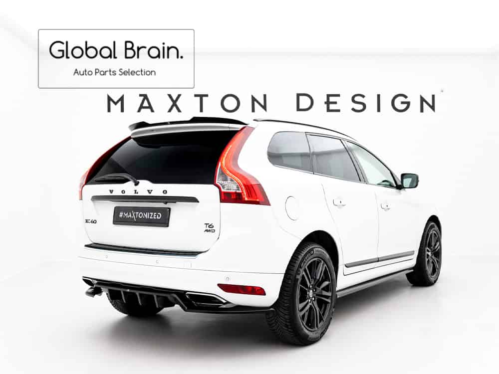 2013-2017 ボルボ XC60 後期 リア ルーフ スポイラー/Volvo スプリッター ディフューザー エアロ パーツ カスタム チューン