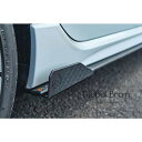 フォルクスワーゲン ゴルフ 8 R CD - サイドスカート用 ウィングレット / スプリッター ディフューザー エアロ パーツ flow design