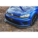 フォルクスワーゲン ゴルフ7 R 前期 ヴァリアント ワゴン - フロント リップ スポイラー / スプリッター ディフューザー エアロ パーツ flow design(2)