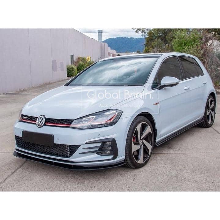 乐天商城 - フォルクスワーゲン ゴルフ 7.5 GTI 後期 - フロント リップ スポイラー / スプリッター ディフューザー エアロ パーツ flow design