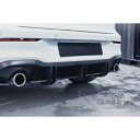 フォルクスワーゲン ゴルフ8 GTI - リア センター ディフューザー / スプリッター ディフューザー エアロ パーツ flow design