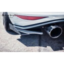 フォルクスワーゲン ゴルフ7 MK7 GTI 前期 - リア スプリッター用 ウィングレット / スプリッター ディフューザー エアロ パーツ flow des...