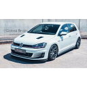 フォルクスワーゲン ゴルフ7 GTI - フロント リップ スポイラー / スプリッター ディフューザー エアロ パーツ flow design(2)