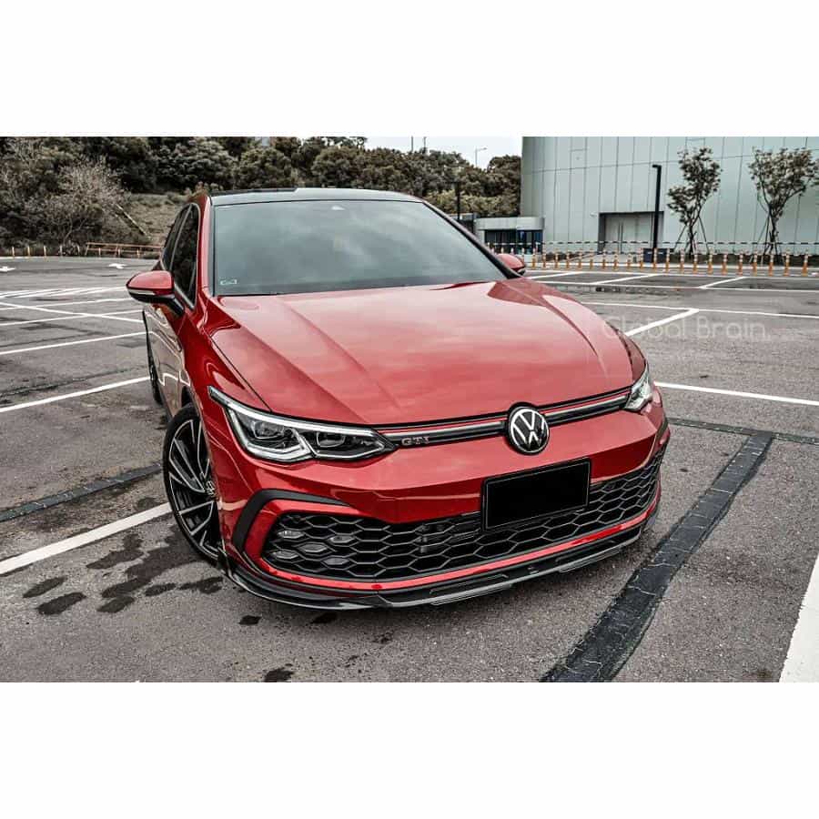 乐天商城 - フォルクスワーゲン ゴルフ 8 GTI フロント リップ スポイラー / フロント スプリッター VW Golf