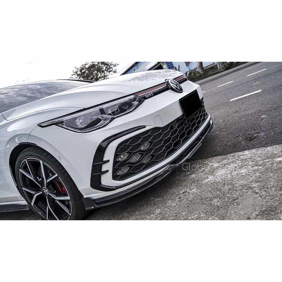 樂天商城 - フォルクスワーゲン ゴルフ 8 GTI フロント サイド カナード / フロント スプリッター VW Golf