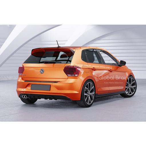 フォルクスワーゲン ポロ GTI AW 2G 前期 リア センター ディフューザー フィン / リア スプリッタ― バンパー アンダー ディフューザー スカート 383