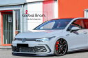 フォルクスワーゲン ゴルフ8 GTI フロント リップ スポイラー V2 / スプリッター ディフューザー エアロ パーツ ingo noak