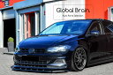 フォルクスワーゲン ポロ 5 2G フロント リップ スポイラー V2/ スプリッター ディフューザー エアロ パーツ ingo noak