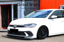 フォルクスワーゲン ポロ 2G 後期 フロント リップ スポイラー / フロント スプリッター バンパー ディフューザー エプロン/ スプリッター ディフューザ...