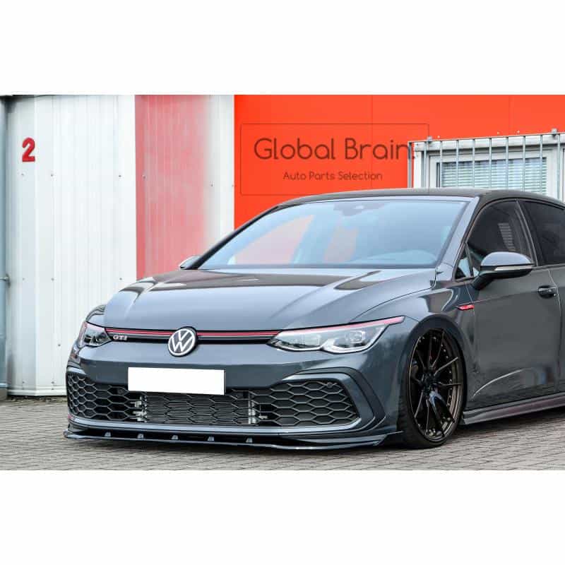 樂天商城 - フォルクスワーゲン ゴルフ8 GTI - フロント リップスポイラー / スプリッター ディフューザー エアロ パーツ ingo noak