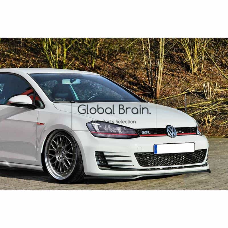 樂天商城 - 2013- フォルクスワーゲン ゴルフ7 GTI - フロント リップスポイラー / スプリッター ディフューザー エアロ パーツ ingo noak