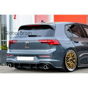 フォルクスワーゲン ゴルフ8 GTI - リア センター ディフューザー / スプリッター ディフューザー エアロ パーツ ingo noak