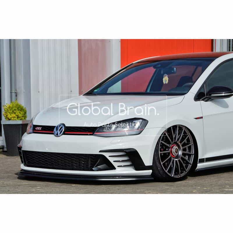 2016- フォルクスワーゲン ゴルフ7 GTI クラブスポーツ - フロント リップスポイラー / スプリッター ディフューザー エアロ パーツ ingo noak