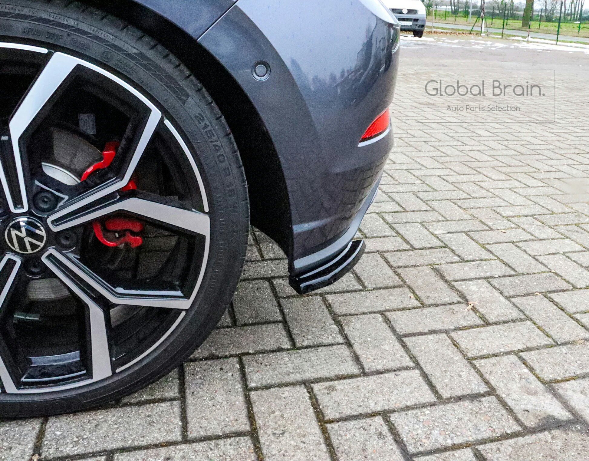 乐天商城 - フォルクスワーゲン ポロ 2G 後期 GTI リア スプリッター リア スパッツ/ スプリッター ディフューザー エアロ パーツ ingo noak