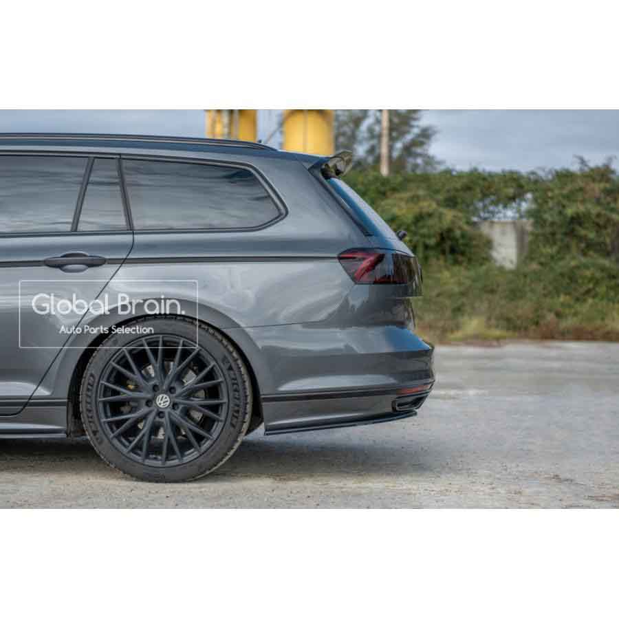 樂天商城 - フォルクスワーゲン パサート B8 Rライン ヴァリアント リア サイド スプリッター スパッツ/ VolksWagen スプリッター ディフューザー エアロ パーツ カスタム チューン