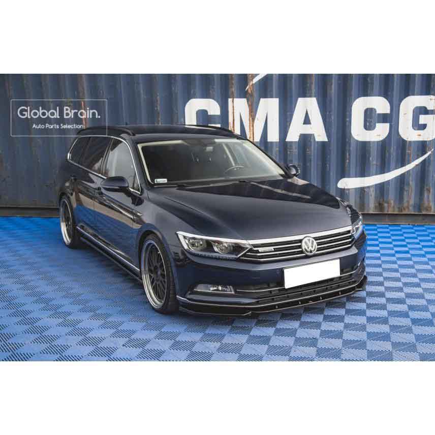 乐天商城 - フォルクスワーゲン パサート B8 フロント リップ スポイラー Ver.1/ VolksWagen スプリッター ディフューザー エアロ パーツ カスタム チューン