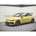 フォルクスワーゲン ゴルフ 8 GTI/ クラブスポーツ サイド スカート カバー スポイラー V2/ VolksWagen スプリッター ディフューザー エア...