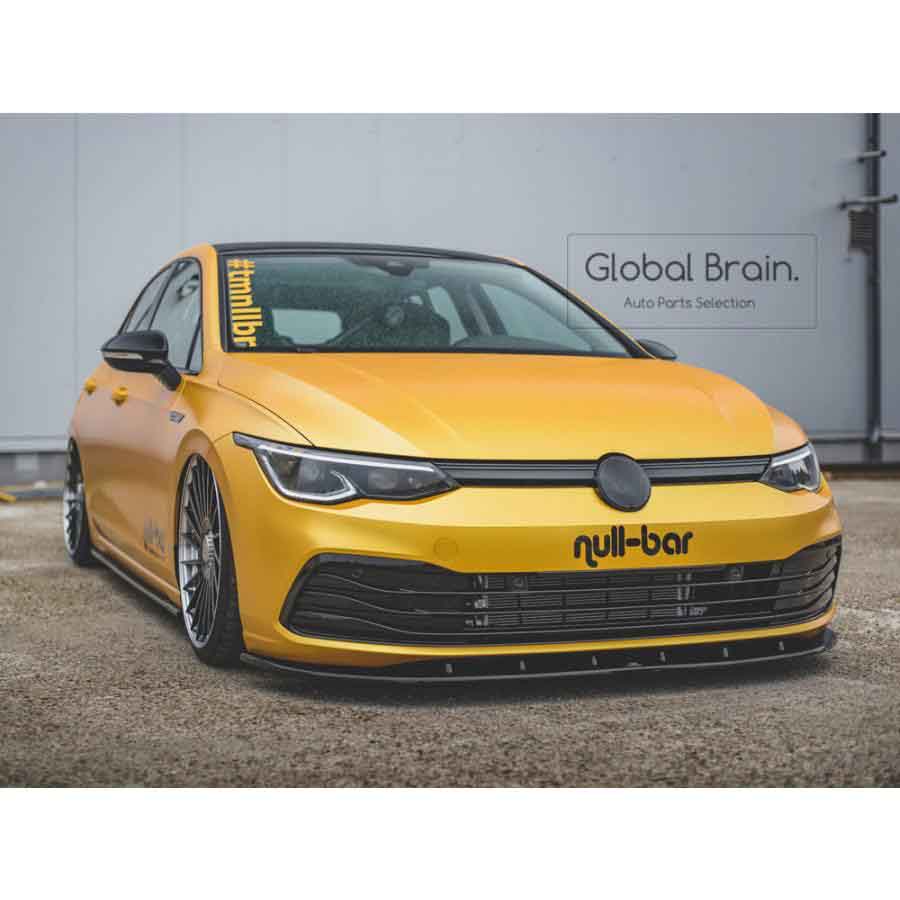 樂天商城 - フォルクスワーゲン ゴルフ8 CD フロント リップ スポイラー V1/ VolksWagen スプリッター ディフューザー エアロ パーツ カスタム チューン