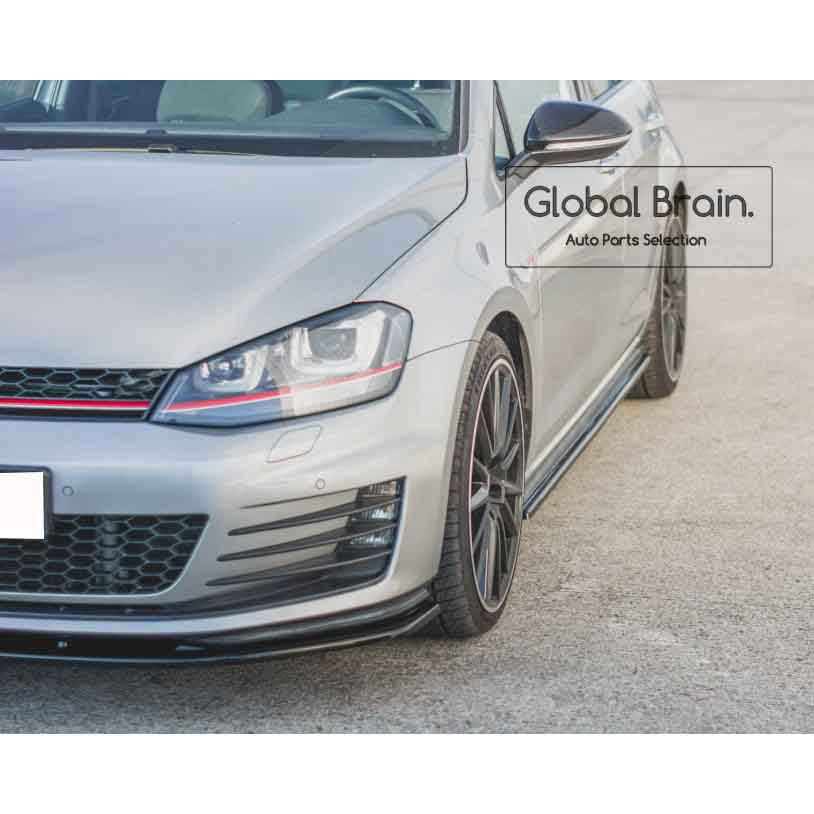乐天商城 - フォルクスワーゲン ゴルフ7 GTI 前期 サイド スカート カバー スポイラー Ver.2/ VolksWagen スプリッター ディフューザー エアロ パーツ カスタム チューン