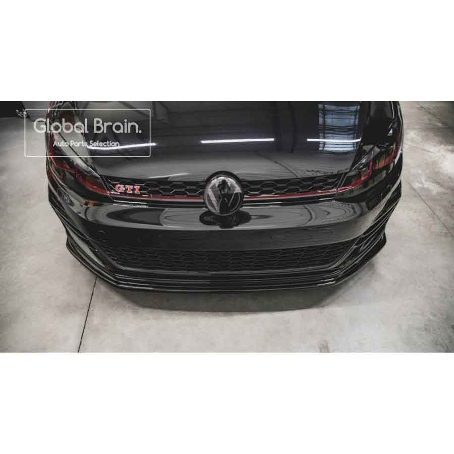フォルクスワーゲン ゴルフ 7.5 GTI 後期 TCR フロント リップ スポイラー/ VolksWagen スプリッター ディフューザー エアロ パーツ カスタム チューン