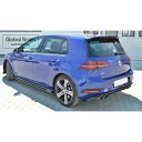 フォルクスワーゲン ゴルフ 7.5 R 後期 サイド スカート カバー スポイラー/ VolksWagen スプリッター ディフューザー エアロ パーツ カスタ...