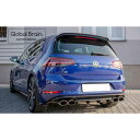 フォルクスワーゲン ゴルフ 7.5 R/ GTI 後期 リア ルーフ スポイラー Ver.3/ VolksWagen スプリッター ディフューザー エアロ パー...