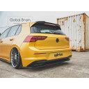 フォルクスワーゲン ゴルフ8 CD リア ルーフ スポイラー V1/ VolksWagen スプリッター ディフューザー エアロ パーツ カスタム チューン