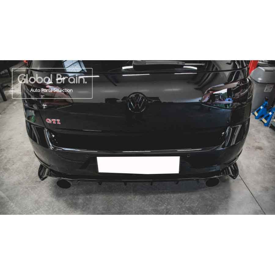 乐天商城 - フォルクスワーゲン ゴルフ 7.5 GTI 後期 TCR リア サイド スプリッター スパッツ/ VolksWagen スプリッター ディフューザー エアロ パーツ カスタム チューン