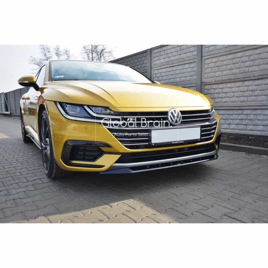 樂天商城 - 2017- フォルクスワーゲン アルテオン Rライン フロント スプリッター スポイラー V2 / VolksWagen スプリッター ディフューザー エアロ パーツ カスタム チューン
