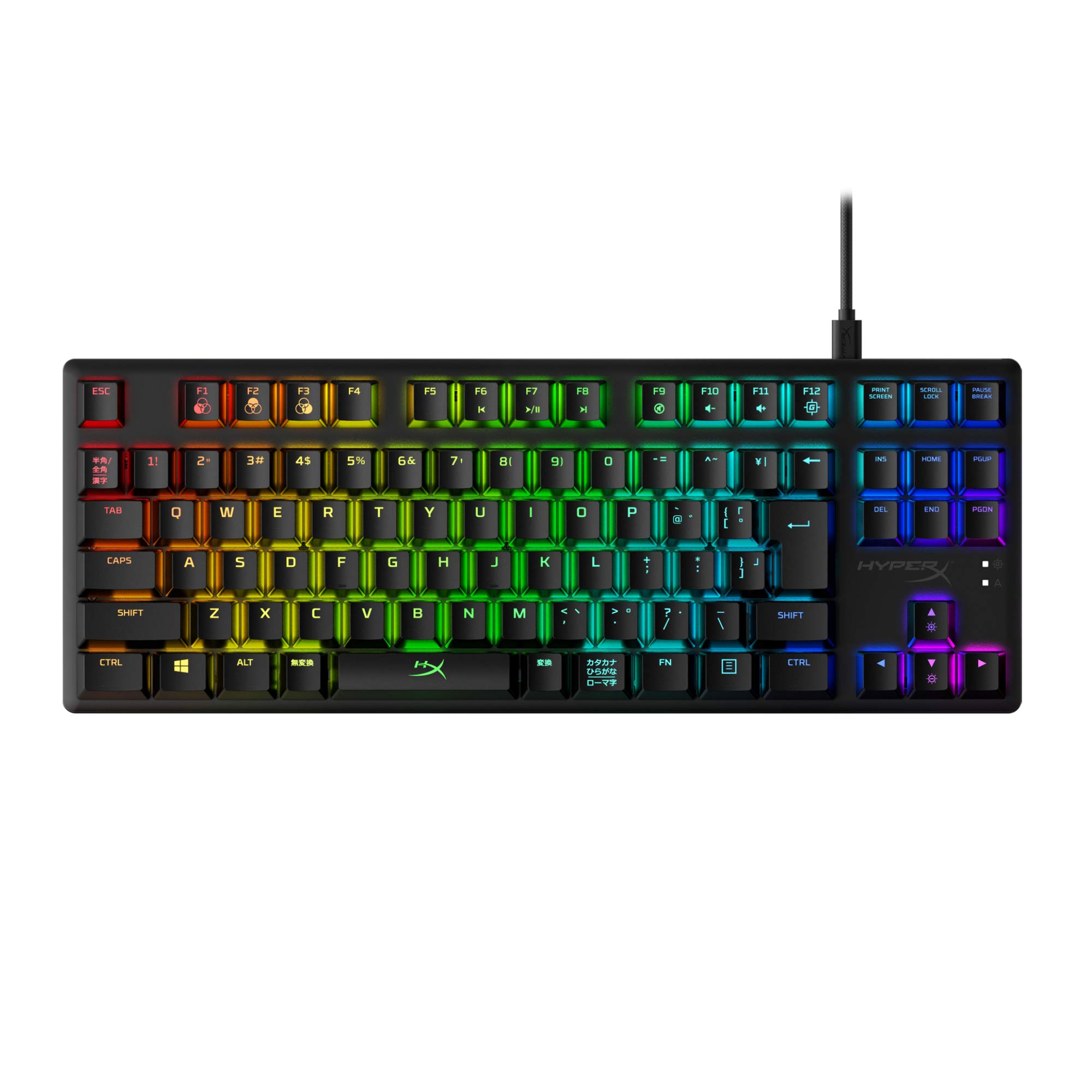 HyperX Alloy Origins Core RGB メカニカルゲーミングキーボード 日本語配列 テンキーレス 4P5P3AJ#ABJ