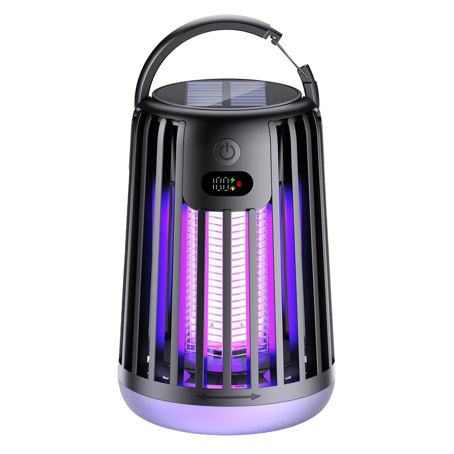 電撃殺虫器蚊取りライト捕虫器充電式...