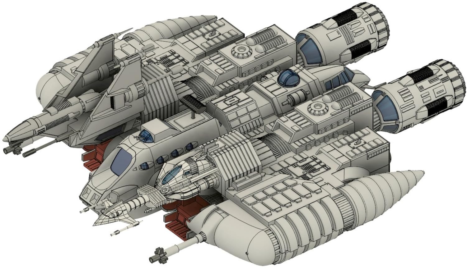 エイチエムエー(Hma) 宇宙からのメッセージ 銀河大戦 リアベ・スペシャル 1/144スケール プラモデル globalcollection-10018822 Global Collection楽天市場店 パッケージ画像