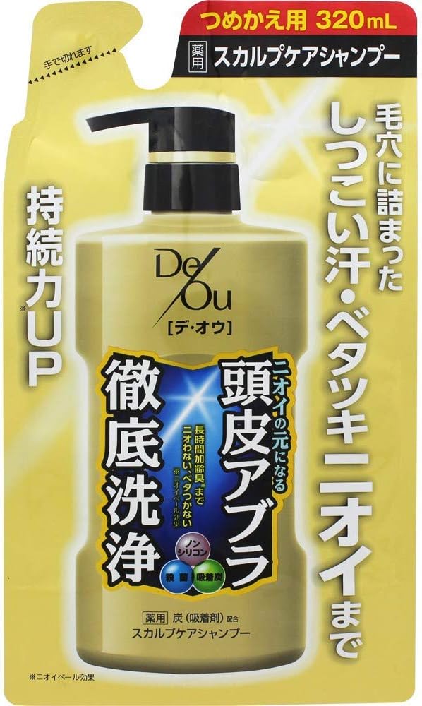 Rakuten - 【送料無料】　ロート製薬　デ・オウ　薬用スカルプケアシャンプー　つめかえ用　320ml