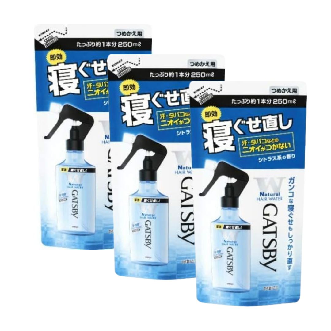 【3個】ギャツビー 寝ぐせ直しウォーターN つめかえ用 250ml ×3個