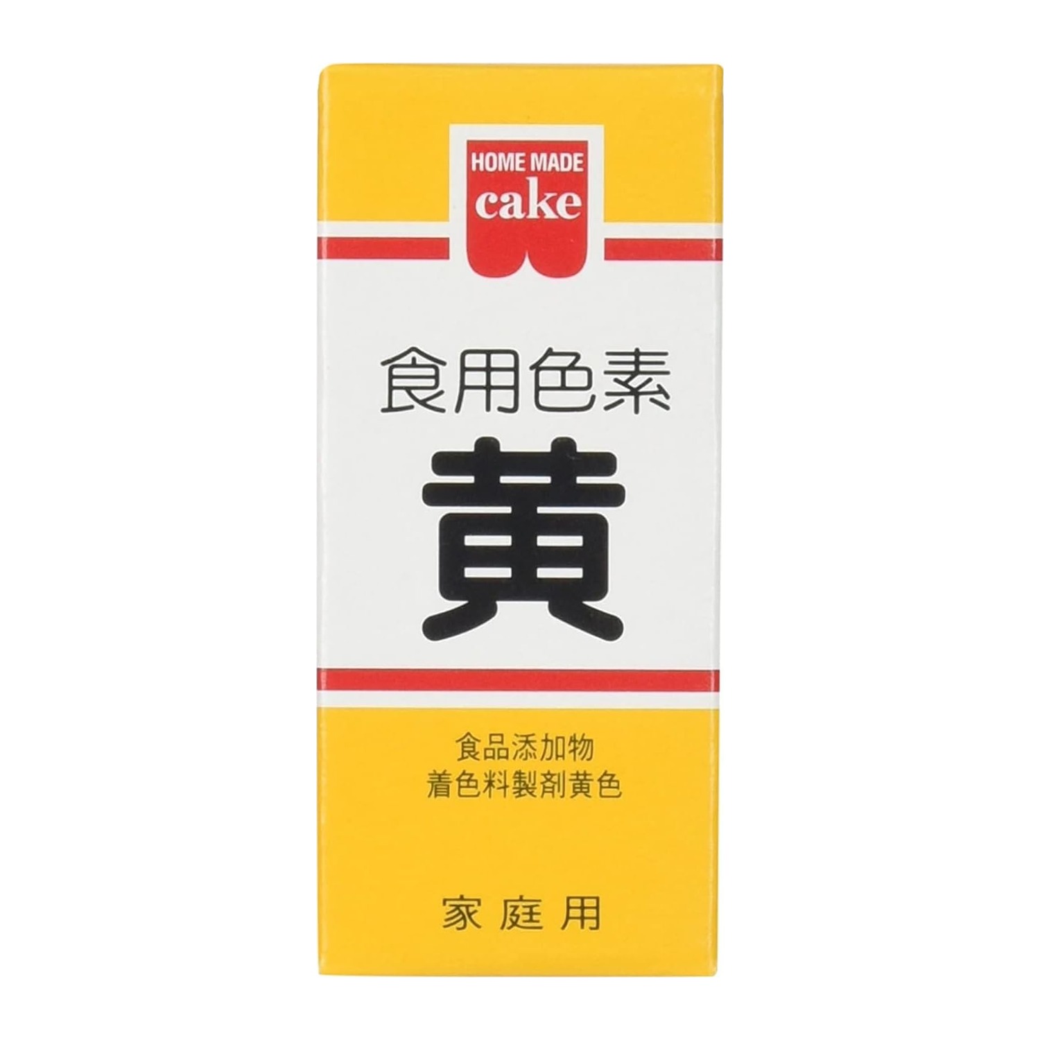 食用色素 黄 5.5gです。少量で色鮮やかに仕上がる色素です。ケーキのデコレーション、ゼリー類、餅・まんじゅう等の和洋菓子、漬物・料理などに使用できます。商品付属の小スプーンすりきり1杯は約0.1gです。本品は食品衛生法による製品検査に合格した食用色素です。安心してお菓子、お料理にお使いください。■ 食品表示原材料名[食品添加物 着色料製剤] 食用黄色4号14.0%、デキストリン86.0％内容量5.5g賞味期限賞味期間720日保存方法直射日光、高温多湿をさけ早めにご使用ください。JANコード4901325001146セット内容1個■ ご使用上の注意【使用上の注意】 ・開封後はお早目にご使用ください。 ・営業用として下記食品に使用してはいけません。 野菜、豆類、肉類、わかめ類、こんぶ類(以上加工食品を除く)。きなこ、醤油、鮮魚介類(鯨肉を含む)。茶、のり類、みそ、カステラ、魚肉漬物、鯨肉漬物、食肉漬物、スポンジケーキ、マーマレード、麺類(ワンタンを含む)。 ・幼児の手の届かない所に保管してください。 〈保存方法〉 直射日光、高温多湿をさけ早めにご使用ください。※仕様・パッケージはメーカーの都合により予告なく変更される場合があります。※賞味期限は製造ロットにより異なります。※食品のため、お客様都合による返品・交換はお受けできません。食用色素 黄 5.5gです。少量で色鮮やかに仕上がる色素です。ケーキのデコレーション、ゼリー類、餅・まんじゅう等の和洋菓子、漬物・料理などに使用できます。商品付属の小スプーンすりきり1杯は約0.1gです。本品は食品衛生法による製品検査に合格した食用色素です。安心してお菓子、お料理にお使いください。■ 食品表示原材料名[食品添加物 着色料製剤] 食用黄色4号14.0%、デキストリン86.0％内容量5.5g賞味期限賞味期間720日保存方法直射日光、高温多湿をさけ早めにご使用ください。JANコード4901325001146セット内容1個■ ご使用上の注意【使用上の注意】 ・開封後はお早目にご使用ください。 ・営業用として下記食品に使用してはいけません。 野菜、豆類、肉類、わかめ類、こんぶ類(以上加工食品を除く)。きなこ、醤油、鮮魚介類(鯨肉を含む)。茶、のり類、みそ、カステラ、魚肉漬物、鯨肉漬物、食肉漬物、スポンジケーキ、マーマレード、麺類(ワンタンを含む)。 ・幼児の手の届かない所に保管してください。 〈保存方法〉 直射日光、高温多湿をさけ早めにご使用ください。※仕様・パッケージはメーカーの都合により予告なく変更される場合があります。※賞味期限は製造ロットにより異なります。※食品のため、お客様都合による返品・交換はお受けできません。