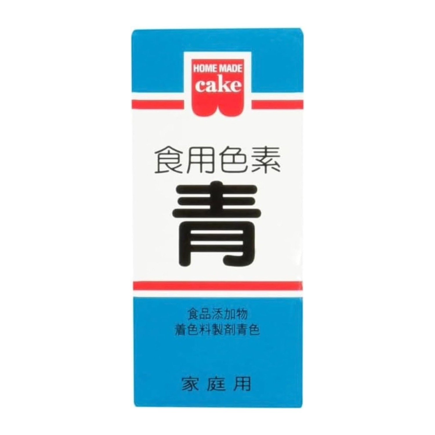 食用色素 青 5.5gです。少量で色鮮やかに仕上がる色素です。ケーキのデコレーション、ゼリー類、餅・まんじゅう等の和洋菓子、漬物・料理などに使用できます。本品は食品衛生法による製品検査に合格した食用色素です。安心してお菓子、お料理にお使いください。商品付属の小スプーンすりきり1杯は約0.1gです。■ 食品表示原材料名[食品添加物 着色料製剤] 食用青色1号8.0％、デキストリン92.0％内容量5.5g賞味期限賞味期間720日保存方法直射日光、高温多湿をさけ早めにご使用ください。JANコード49861457セット内容1個■ ご使用上の注意【使用上の注意】 ・開封後はお早目にご使用ください。 ・営業用として下記食品に使用してはいけません。 野菜、豆類、肉類、わかめ類、こんぶ類(以上加工食品を除く)。きなこ、醤油、鮮魚介類(鯨肉を含む)。茶、のり類、みそ、カステラ、魚肉漬物、鯨肉漬物、食肉漬物、スポンジケーキ、マーマレード、麺類(ワンタンを含む)。 ・幼児の手の届かない所に保管してください。 〈保存方法〉 直射日光、高温多湿をさけ早めにご使用ください。※仕様・パッケージはメーカーの都合により予告なく変更される場合があります。※賞味期限は製造ロットにより異なります。※食品のため、お客様都合による返品・交換はお受けできません。食用色素 青 5.5gです。少量で色鮮やかに仕上がる色素です。ケーキのデコレーション、ゼリー類、餅・まんじゅう等の和洋菓子、漬物・料理などに使用できます。本品は食品衛生法による製品検査に合格した食用色素です。安心してお菓子、お料理にお使いください。商品付属の小スプーンすりきり1杯は約0.1gです。■ 食品表示原材料名[食品添加物 着色料製剤] 食用青色1号8.0％、デキストリン92.0％内容量5.5g賞味期限賞味期間720日保存方法直射日光、高温多湿をさけ早めにご使用ください。JANコード49861457セット内容1個■ ご使用上の注意【使用上の注意】 ・開封後はお早目にご使用ください。 ・営業用として下記食品に使用してはいけません。 野菜、豆類、肉類、わかめ類、こんぶ類(以上加工食品を除く)。きなこ、醤油、鮮魚介類(鯨肉を含む)。茶、のり類、みそ、カステラ、魚肉漬物、鯨肉漬物、食肉漬物、スポンジケーキ、マーマレード、麺類(ワンタンを含む)。 ・幼児の手の届かない所に保管してください。 〈保存方法〉 直射日光、高温多湿をさけ早めにご使用ください。※仕様・パッケージはメーカーの都合により予告なく変更される場合があります。※賞味期限は製造ロットにより異なります。※食品のため、お客様都合による返品・交換はお受けできません。