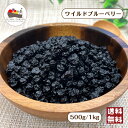 ドライ ワイルドブルーベリー 500g / 1kg ドライフルーツ ブルーベリー チャック付き保存袋 メール便 送料無料