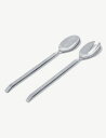 ALESSI ドライ ステンレススチール サラダセット Dry stainless steel salad set