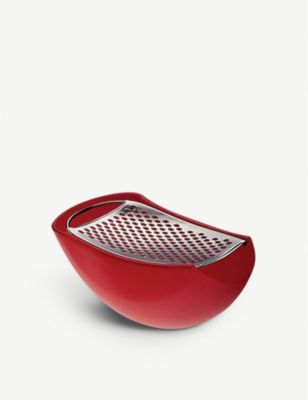 ALESSI パーメナイド グレーター ウィズ チーズ セラー Parmenide grater with cheese cellar #RED