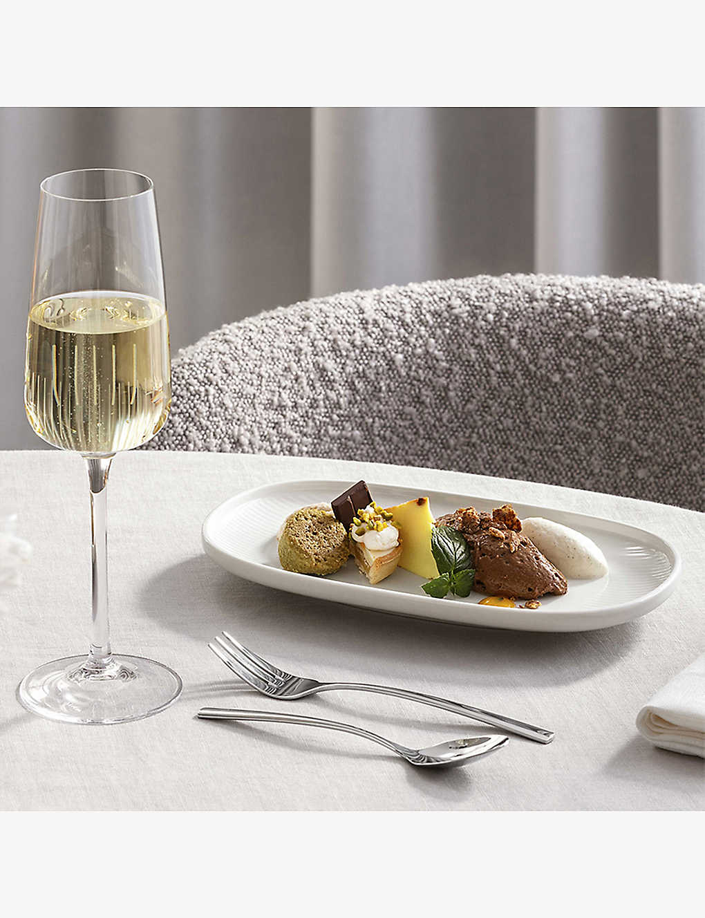 VILLEROY & BOCH アフィナ クリスタルガラス シャンパングラス 4個セット Afina Cr...