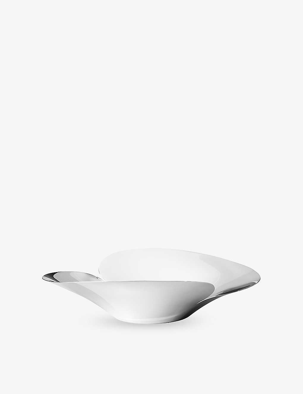 GEORG JENSEN ブルーム・ボタニカ ステンレススチール製センターピース Bloom Botanica Stainless-Steel Centerpiece SILVER globalhomes-10033529 Global Homes パッケージ画像