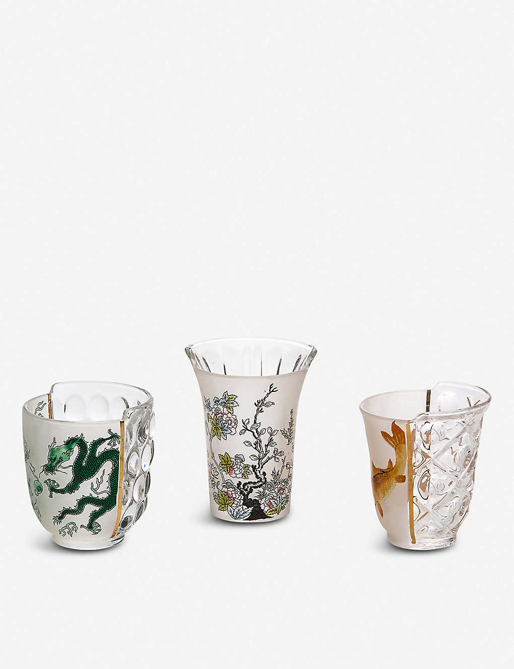 SELETTI アグラウラ ハイブリッド ドリンクグラス 3個セット Aglaura Hybrid drinking glasses set of three