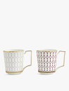 WEDGWOOD ルネッサンスゴールドボーンチャイナマグカップ2個セット Renaissance Gold bone china mug set of two(3)