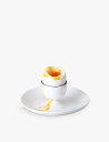 FELDSPAR コバルト手描きボーンチャイナエッグカップ 13.5cm Cobalt hand-painted bone-china egg cup 13.5cm COBALT