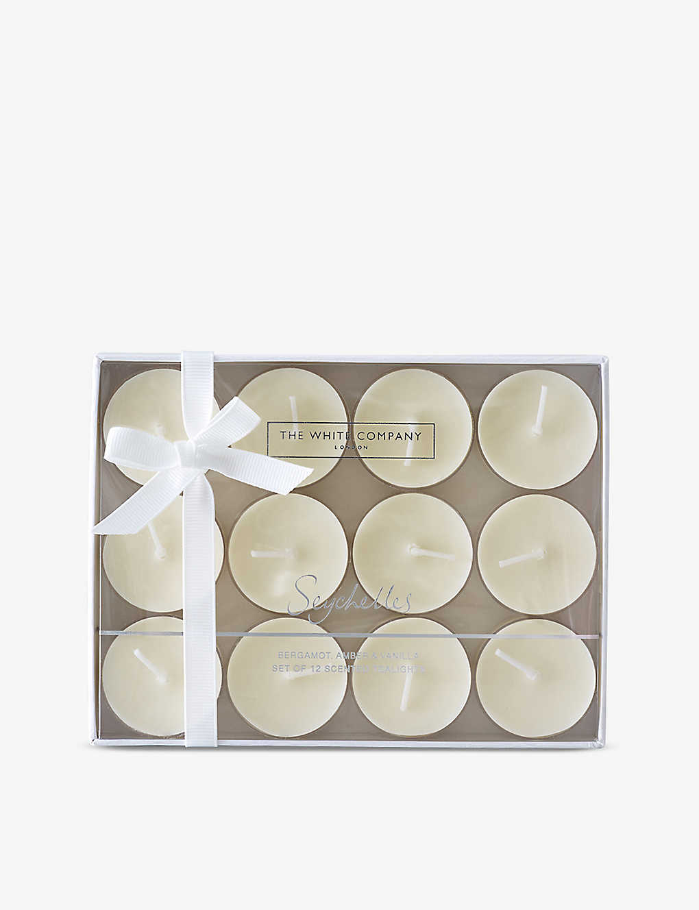 THE WHITE COMPANY ιΥƥ饤12ĥå Seychelles scented tea lights ...