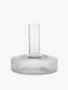 FERM LIVING リップル吹きガラスワインカラフェ 1.1L Ripple mouth-blown glass wine carafe 1.1L CLEA...