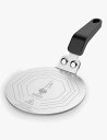 BIALETTI モカインダクション用ステンレス製ソーサーアダプター 26cm Moka Induction stainless steel saucer ad...