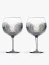 WATERFORD ジンジャーニー アランバルーンクリスタルグラス 2個セット Gin Journey Aran Balloon crystal glasses...